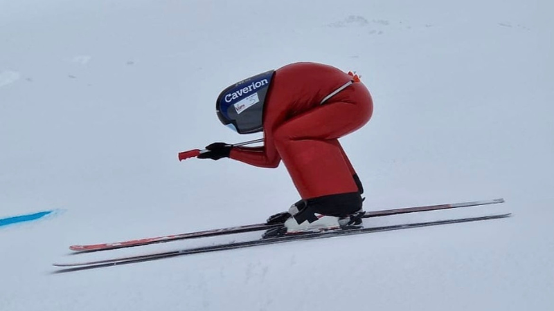 Cornelia brinner för att fler barn och ungdomar i Värmland ska få pröva speedski. Foto: Susanne Sandström.