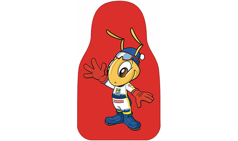 Bauis skylt Maskot