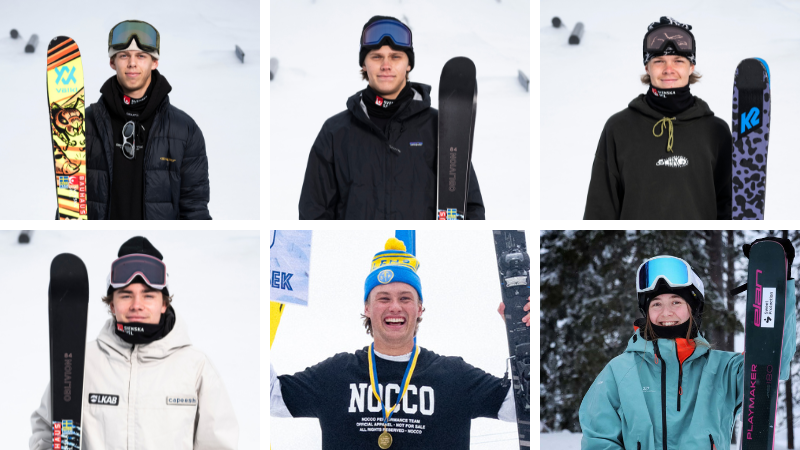 Fr.v. Axel Burmansson, Oliver Movenius, Isak Davidsson, Martin Nordqvist, Erik Jonsson och Tova Stål. Foto: Daniel Bernstål/Signe Ericsson. 