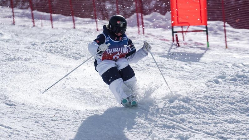 Nicolina Stenkula på junior-VM i Valmalenco 2024. 