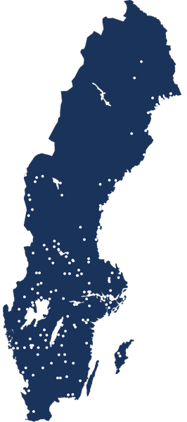 Snösäkrade längdskidspår, karta